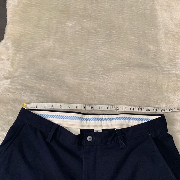 Footjoy Pants Mens 36 x 32 Golf Chino Flat Front‎ Stretch Navy Blue - Picture 5 of 6